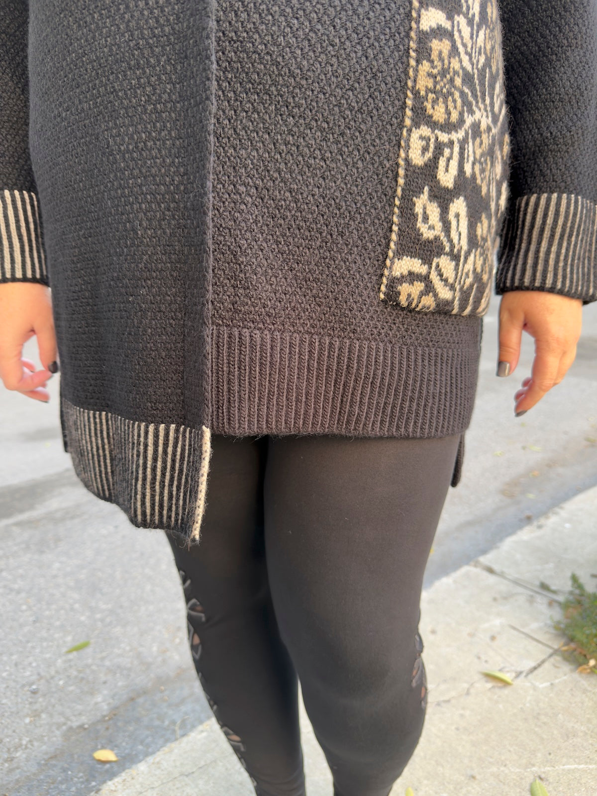 Maple Elegance Tunic – Premium Knitwear (Wool Blend) ✨