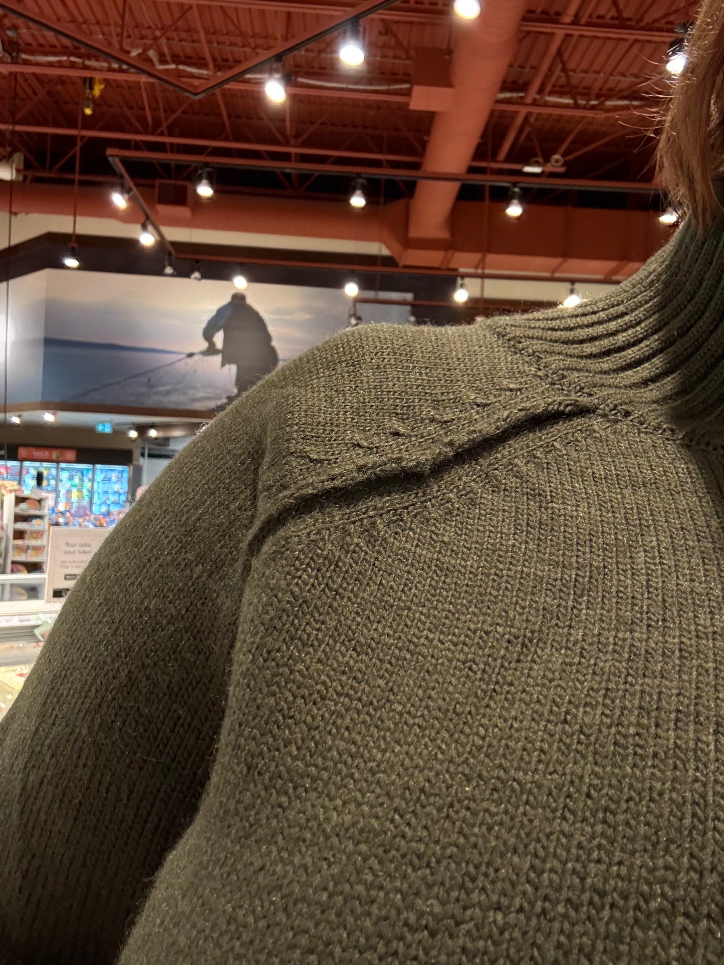 🍂 City Chic – Maple Sweater (Olive Edition)