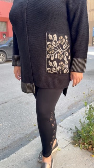 Maple Elegance Tunic – Premium Knitwear (Wool Blend) ✨
