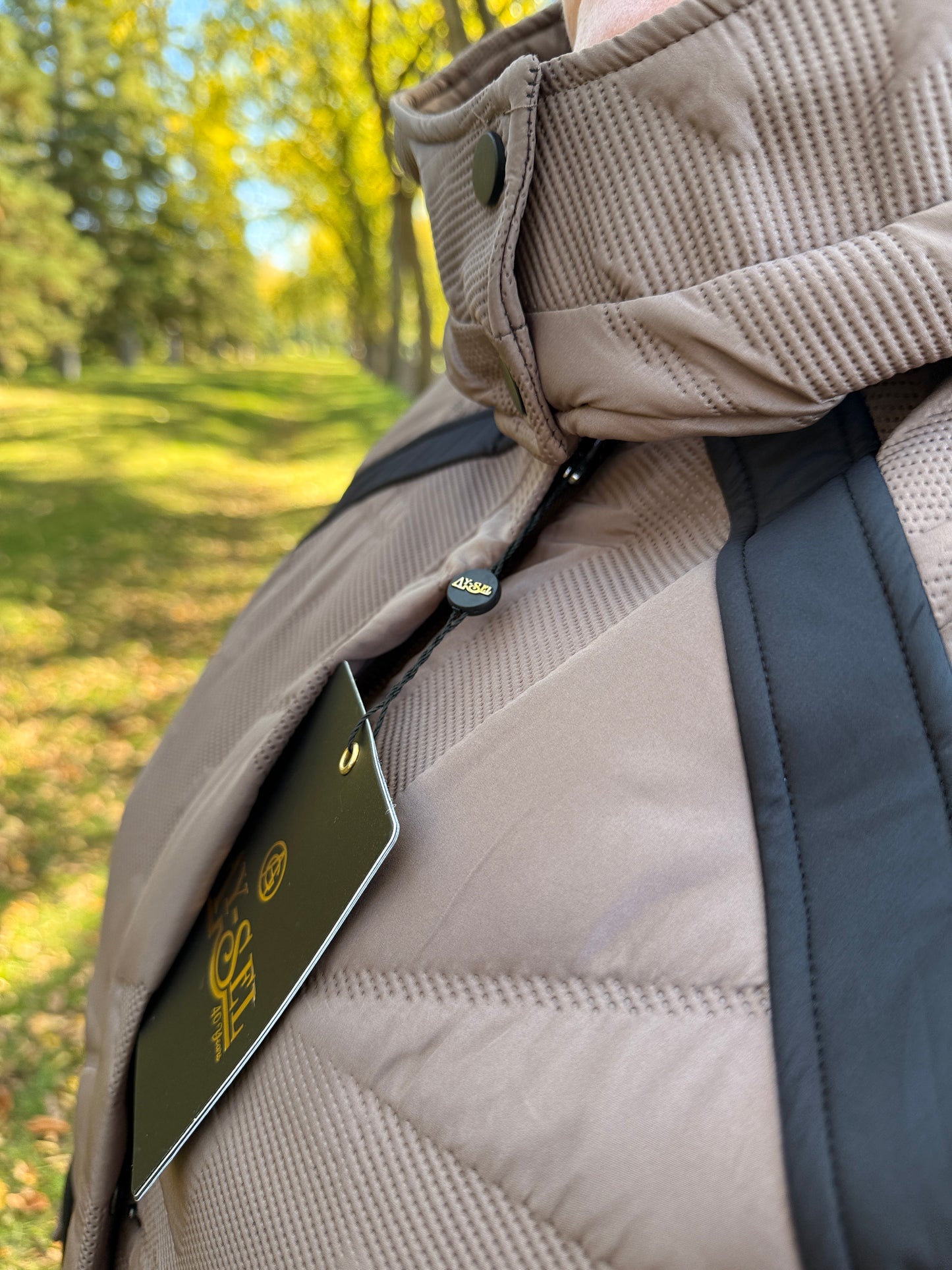 🤎 City Chic – Taupe Glow Winter Coat