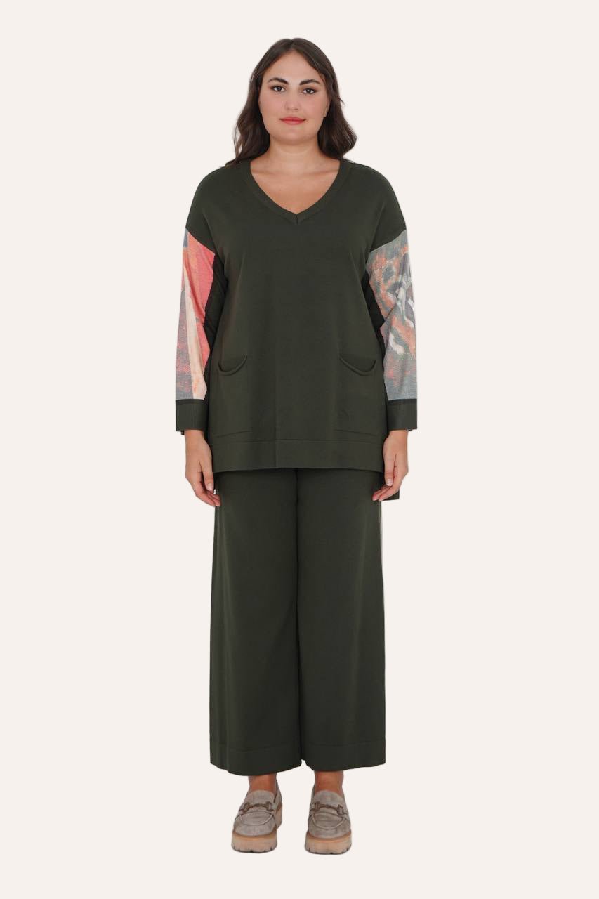 🌿 Artful Comfort Set – Forest Green